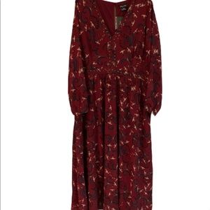 CITY CHIC Curvy Floral Kimono Maxi Dress s18